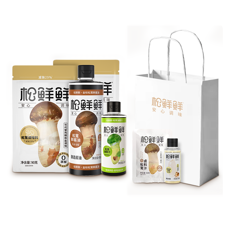 松鲜鲜自然赏味&middot;臻选礼调味礼盒1110g 礼盒